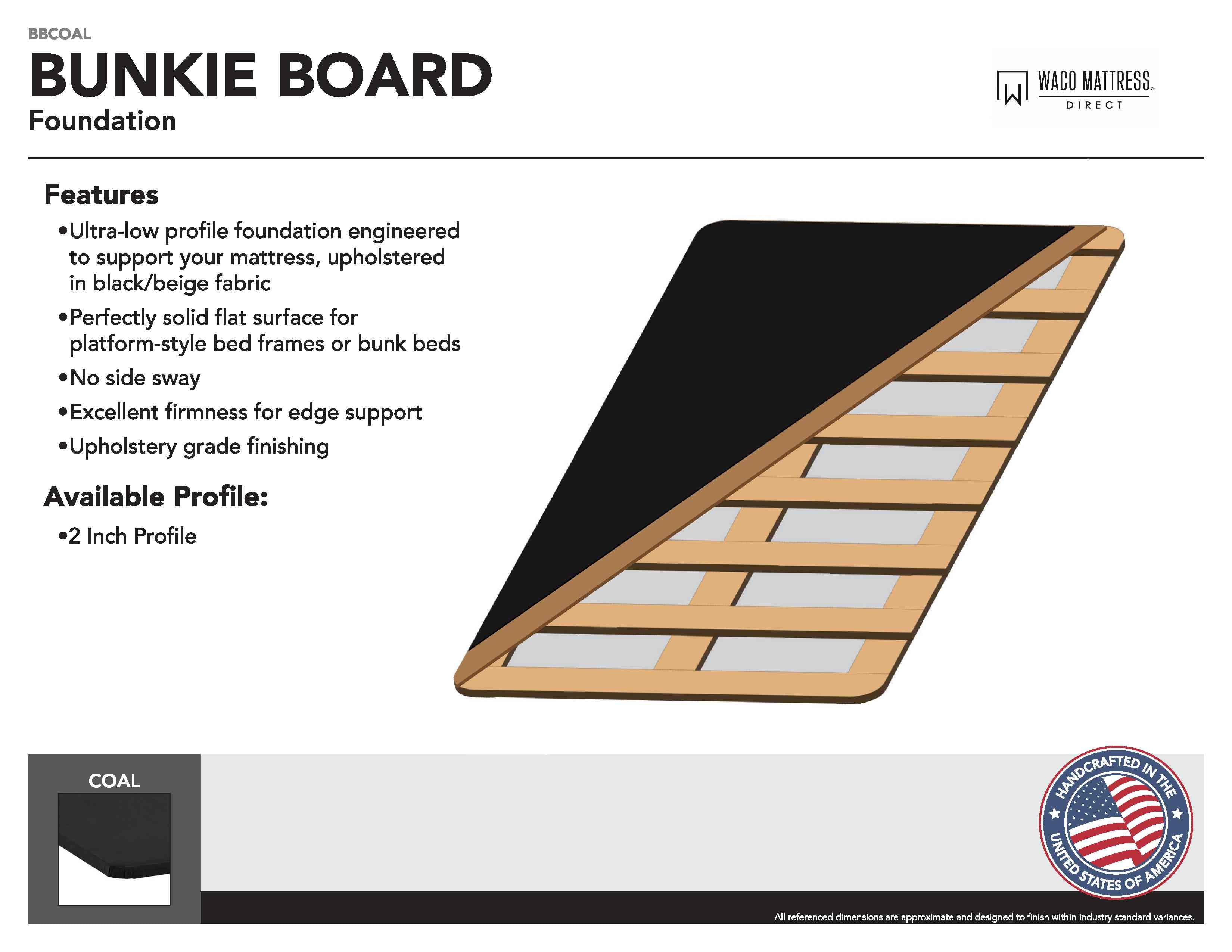 Bunkie Board Foundation